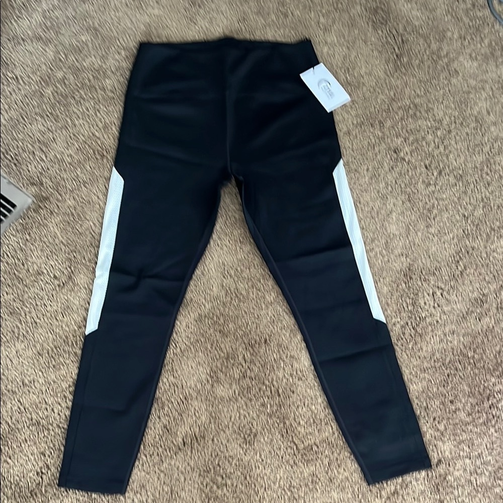 Zyia Black Primo Mesh Hi-Rise 7/8 24” 16-18 leggings